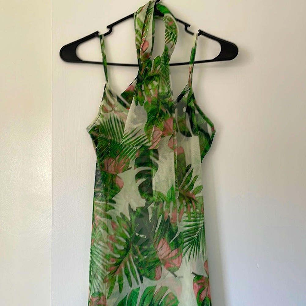 Beach See through Dress. Size Large.